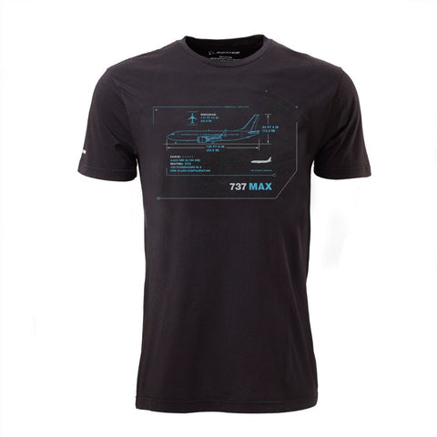 737 MAX Schematics T-Shirt