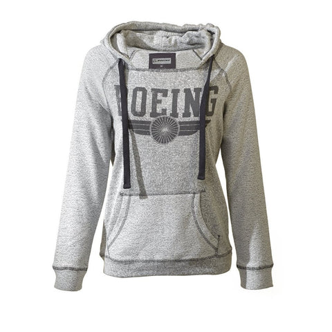 Engine Wings Melange Hoodie - Women